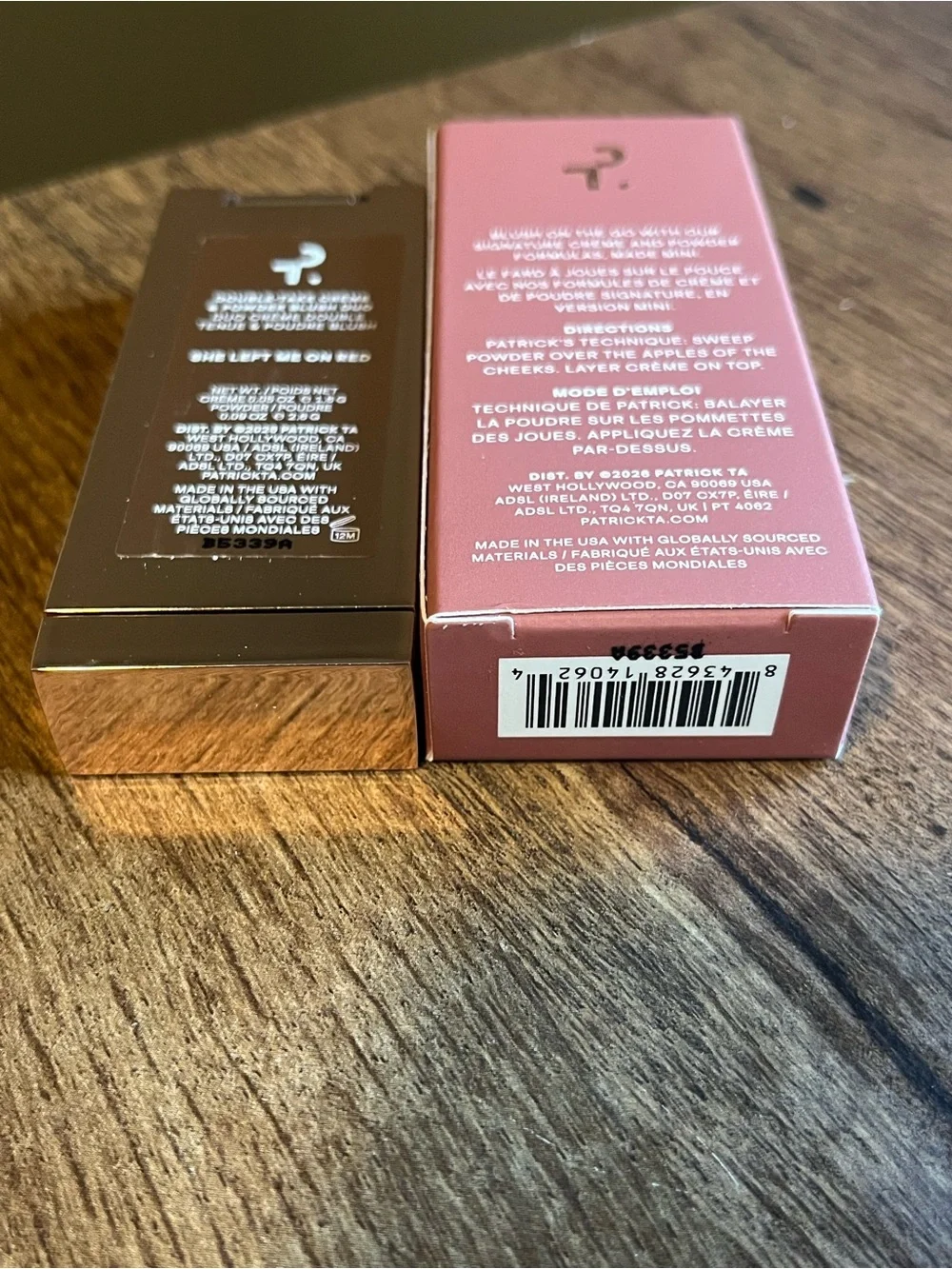 Patrick Ta Double-Take Creme & Powder Blush Duo — She Left Me on Red